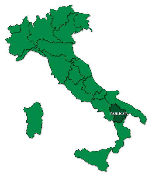 basilicata map